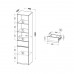 Plaukts ARCA AR3, balts